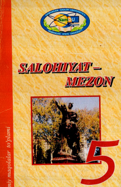 Salohiyat -mezon 5 son