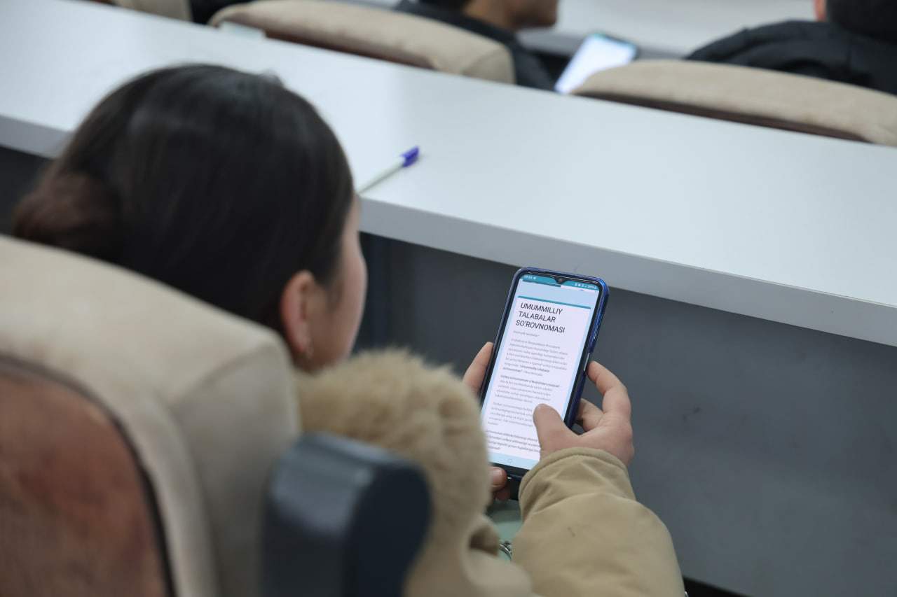 Namangan davlat universitetida ta’lim sifati bo‘yicha Umummilliy so‘rovnoma o‘tkazilmoqda 8