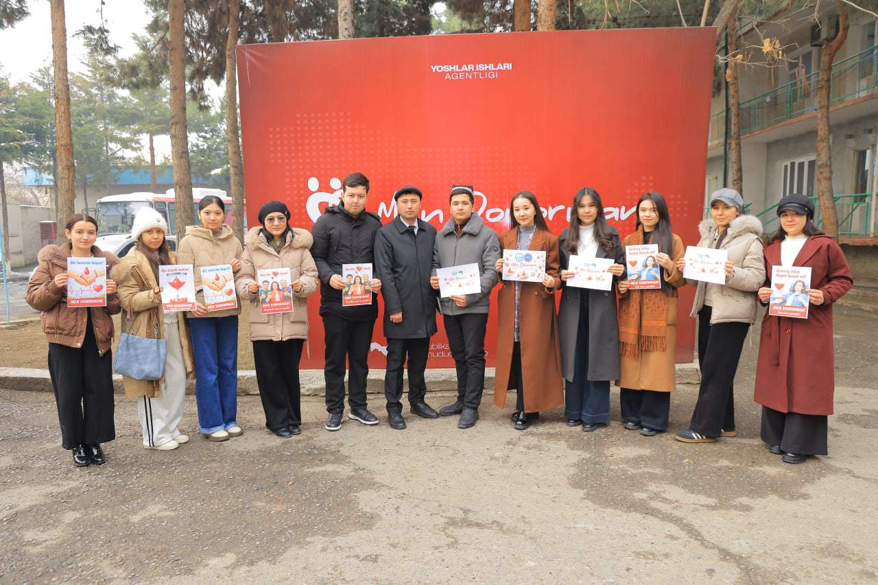 Namangan davlat universiteti jamoasi “Men donorman” aksiyasida faol ishtirok etmoqda 5