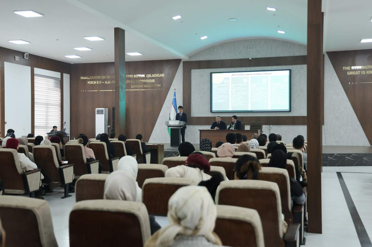 Universitetda “Springer Nature” xalqaro ilmiy bazasidan foydalanish bo‘yicha o‘quv-seminar trening o‘tkazildi 5