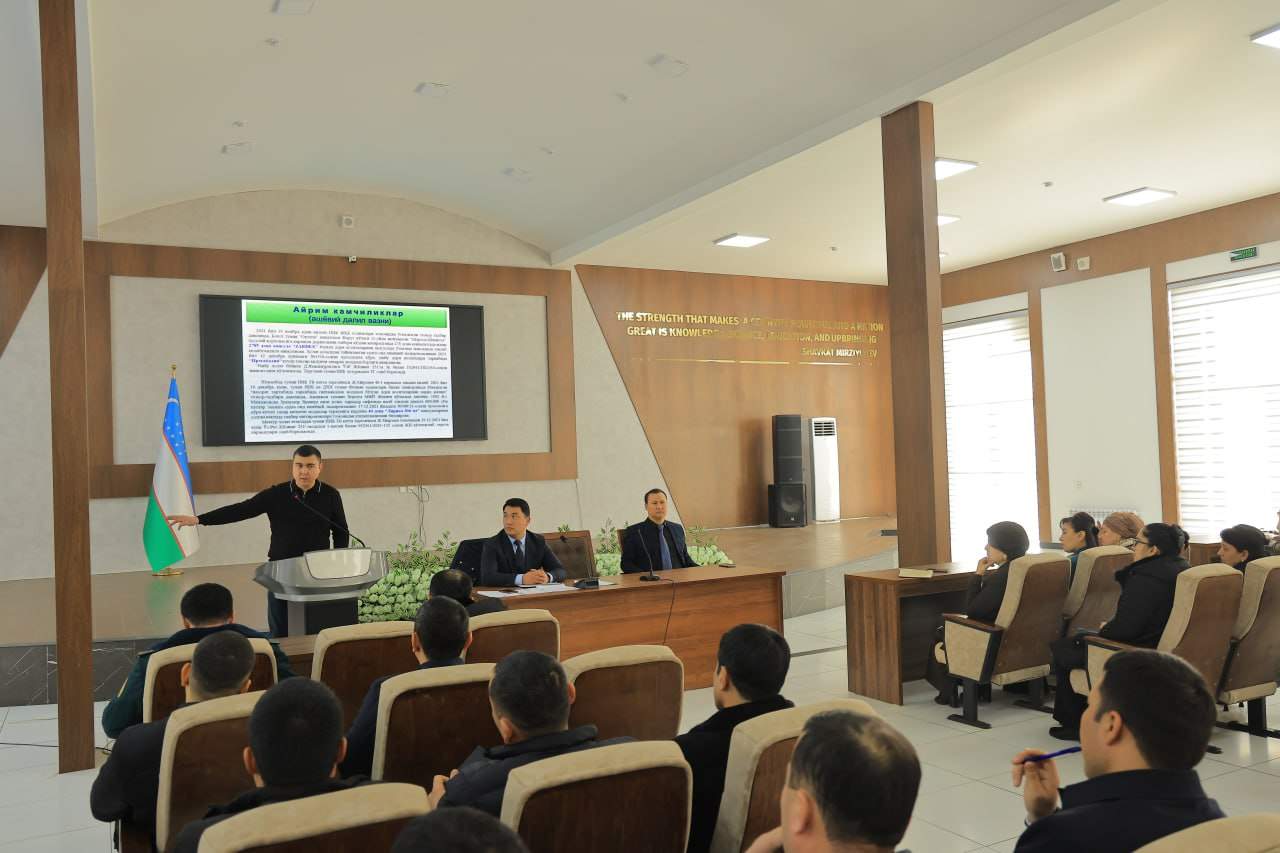 Namangan davlat universitetida Ma’naviyat va ma’rifat kengashining navbatdagi yig‘ilishi tashkil etildi 4