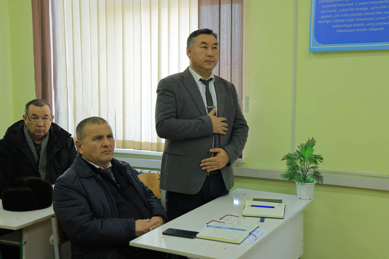 Namangan davlat universiteti San’at va sport fakultetida professor-o‘qituvchilar ishtirokida navbatdagi uchrashuv bo‘lib o‘tdi. 1