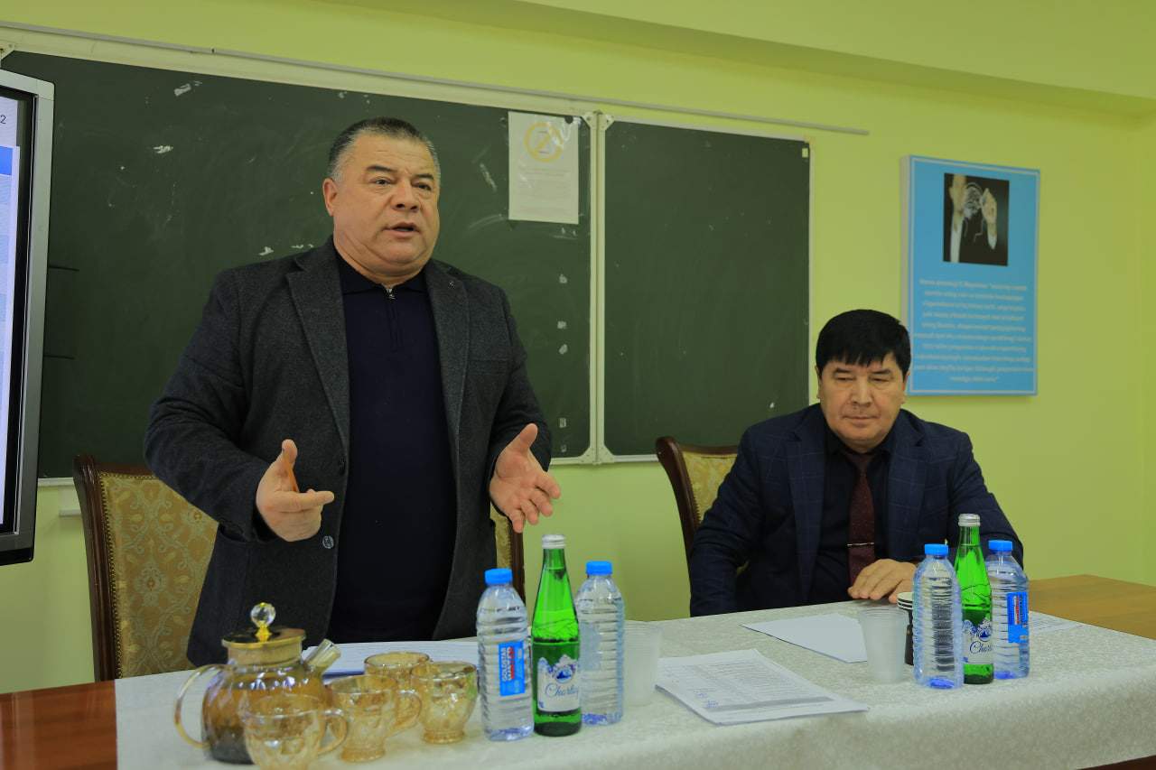 Namangan davlat universiteti San’at va sport fakultetida professor-o‘qituvchilar ishtirokida navbatdagi uchrashuv bo‘lib o‘tdi. 5