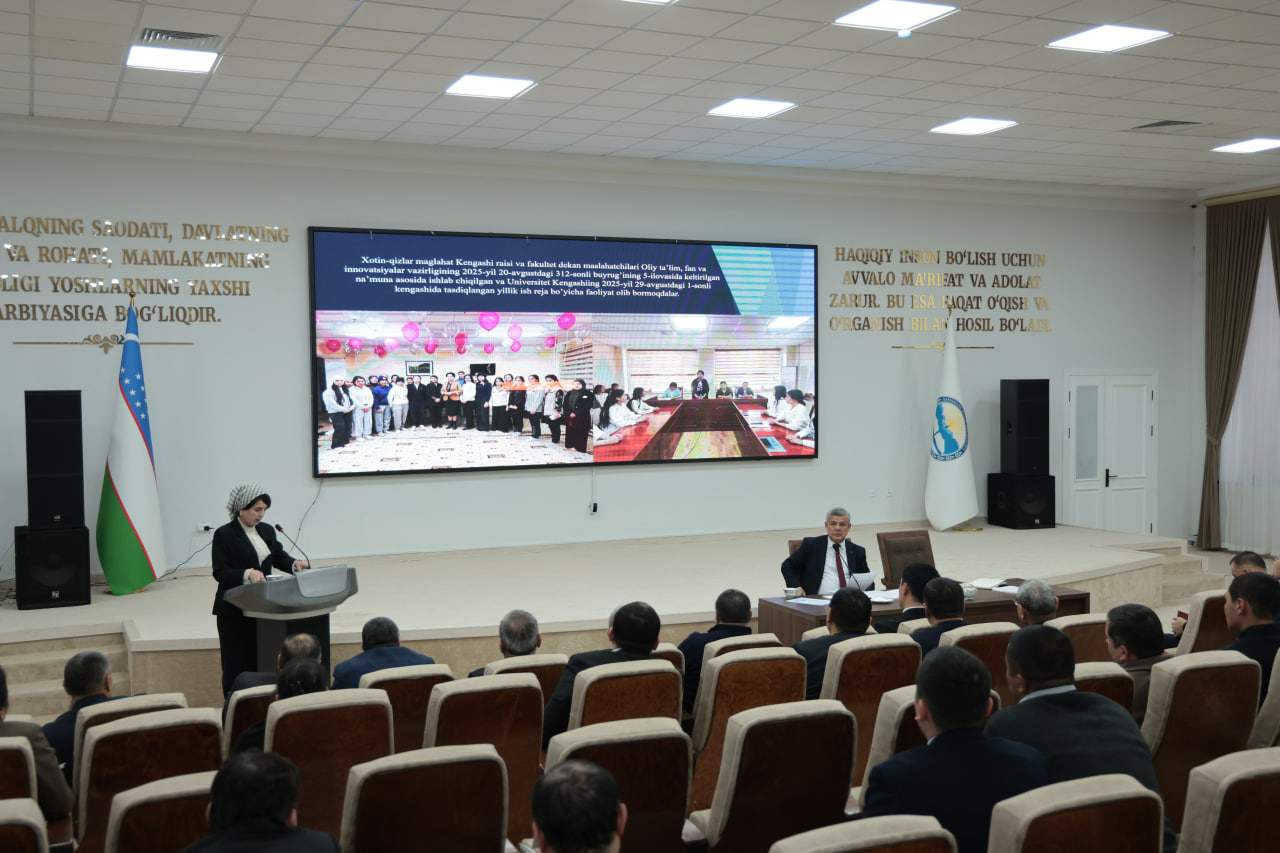 Universitet faoliyatining dolzarb masalalariga bag‘ishlangan kengaytirilgan Kengash yig‘ilishi 2
