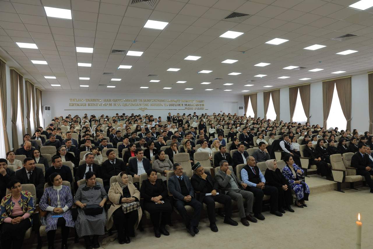 Universitetda Mir Alisher Navoiy tavalludining 585 yilligi munosabati bilan ma’naviy-ma’rifiy tadbir o‘tkazildi (1-qism) 2