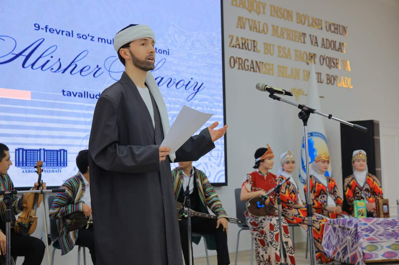 Universitetda Mir Alisher Navoiy tavalludining 585 yilligi munosabati bilan ma’naviy-ma’rifiy tadbir o‘tkazildi (3-qism) 3