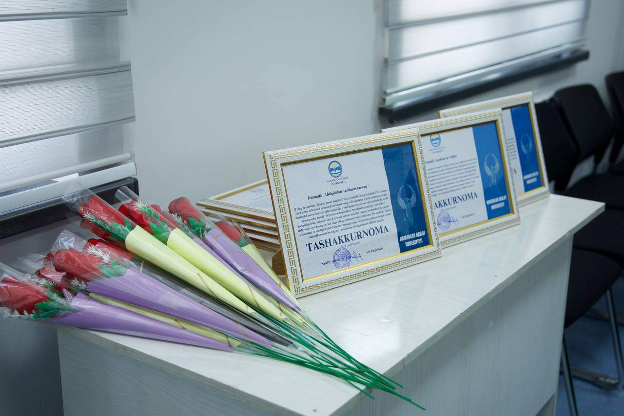 Namangan davlat universiteti rektori iqtidorli talabalar bilan uchrashuv o‘tkazdi 2