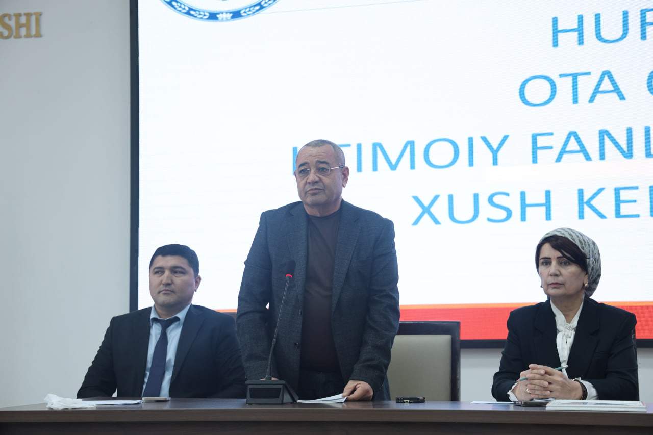 Ijtimoiy fanlar fakultetida tahsil olayotgan 1–2-bosqich talabalari ota-onalari uchun navbatdagi yig‘ilish bo‘lib o‘tdi. 6