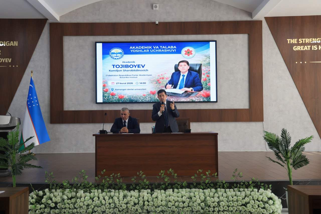 Namangan davlat universitetida «Akademik va yoshlar uchrashuvi» o‘tkazildi 6