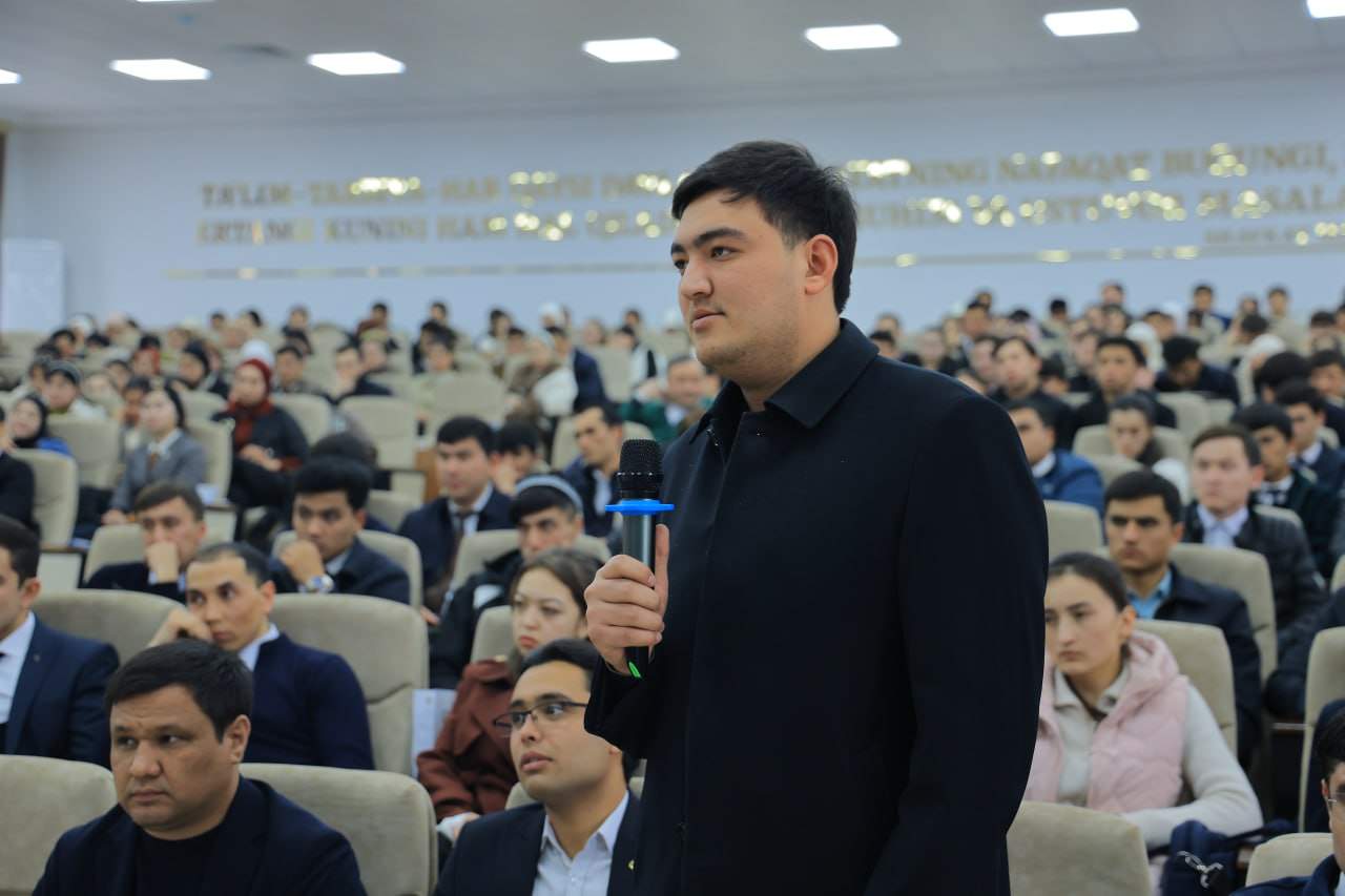 Namangan davlat universitetida “Rahbar va yoshlar” uchrashuvi o‘tkazildi. 7