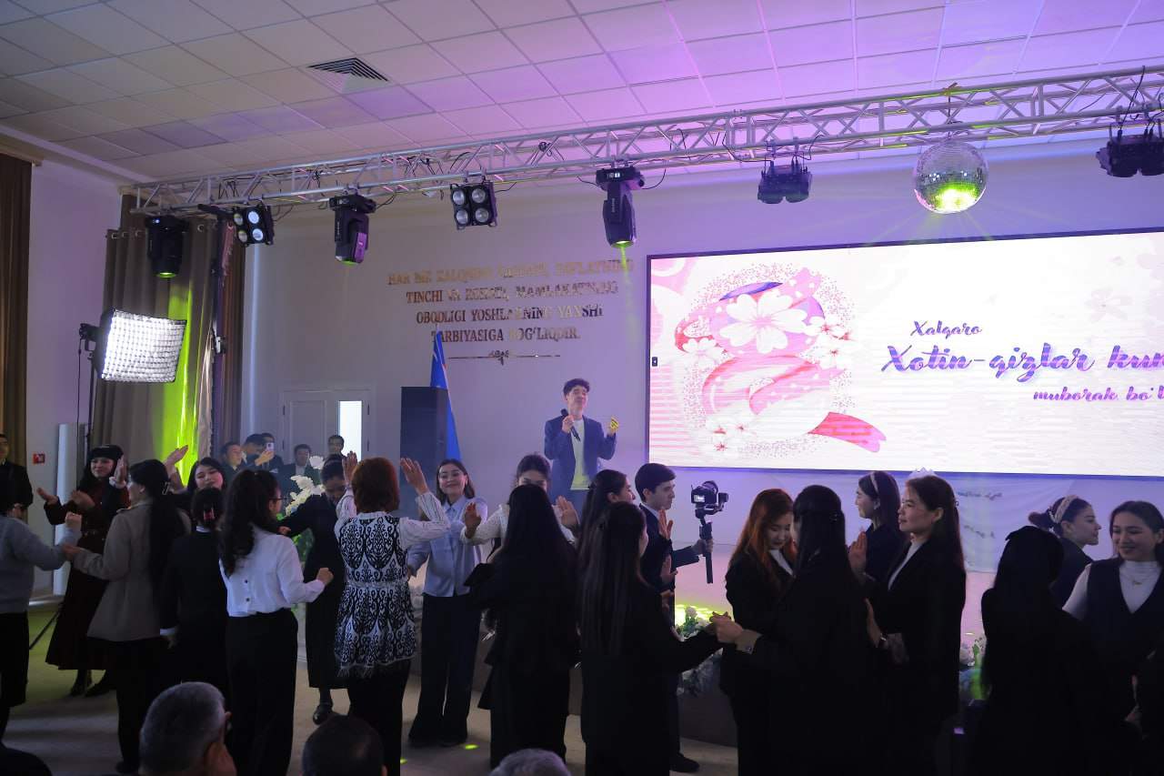 Namangan davlat  universitetida 8-mart – Xalqaro xotin-qizlar kuni munosabati bilan tantanali bayram bo‘lib o‘tdi. 7
