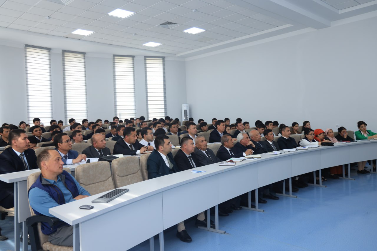 A meeting with representatives of the Research Institute of Criminology of the Republic of Uzbekistan was held at Namangan State University. 1