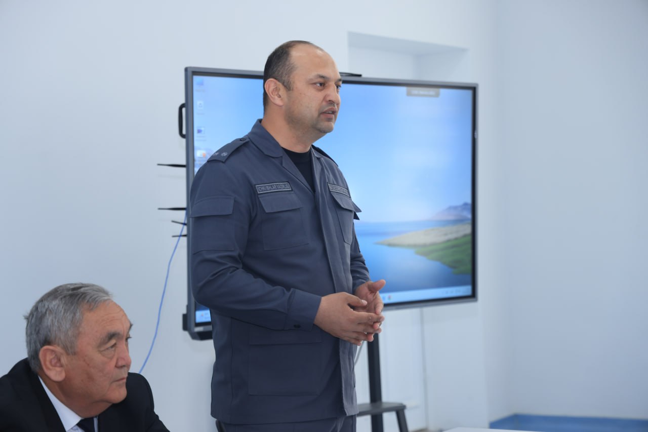 A meeting with representatives of the Research Institute of Criminology of the Republic of Uzbekistan was held at Namangan State University. 2