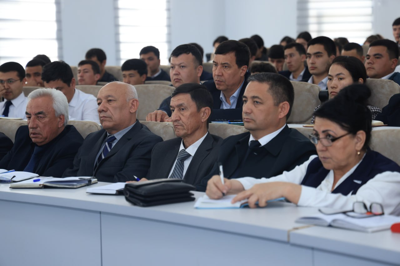 A meeting with representatives of the Research Institute of Criminology of the Republic of Uzbekistan was held at Namangan State University. 3