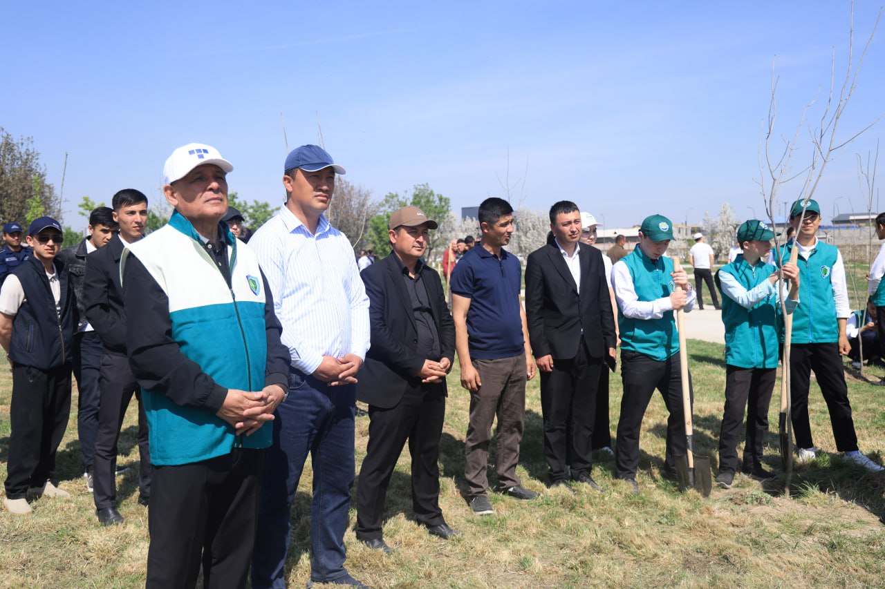 Namangan davlat universiteti rektori boshchiligidagi universitet jamoasi “Yashil makon” umummilliy loyihasi doirasida koʻchat ekish tadbirida ishtirok etdi. 2