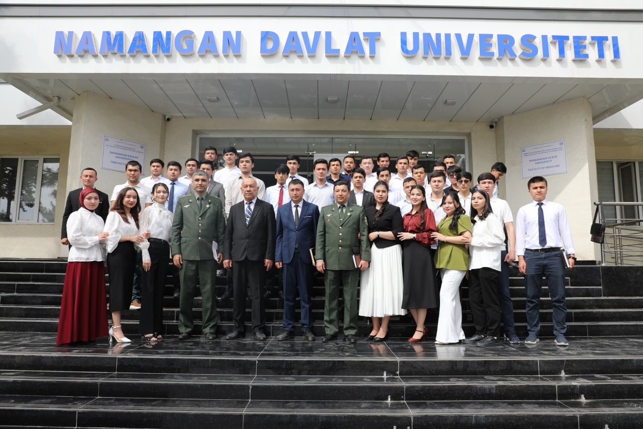 Namangan davlat universiteti Namangan viloyati bojxona boshqarmasi xodimlari bilan uchrashuv o‘tkazildi