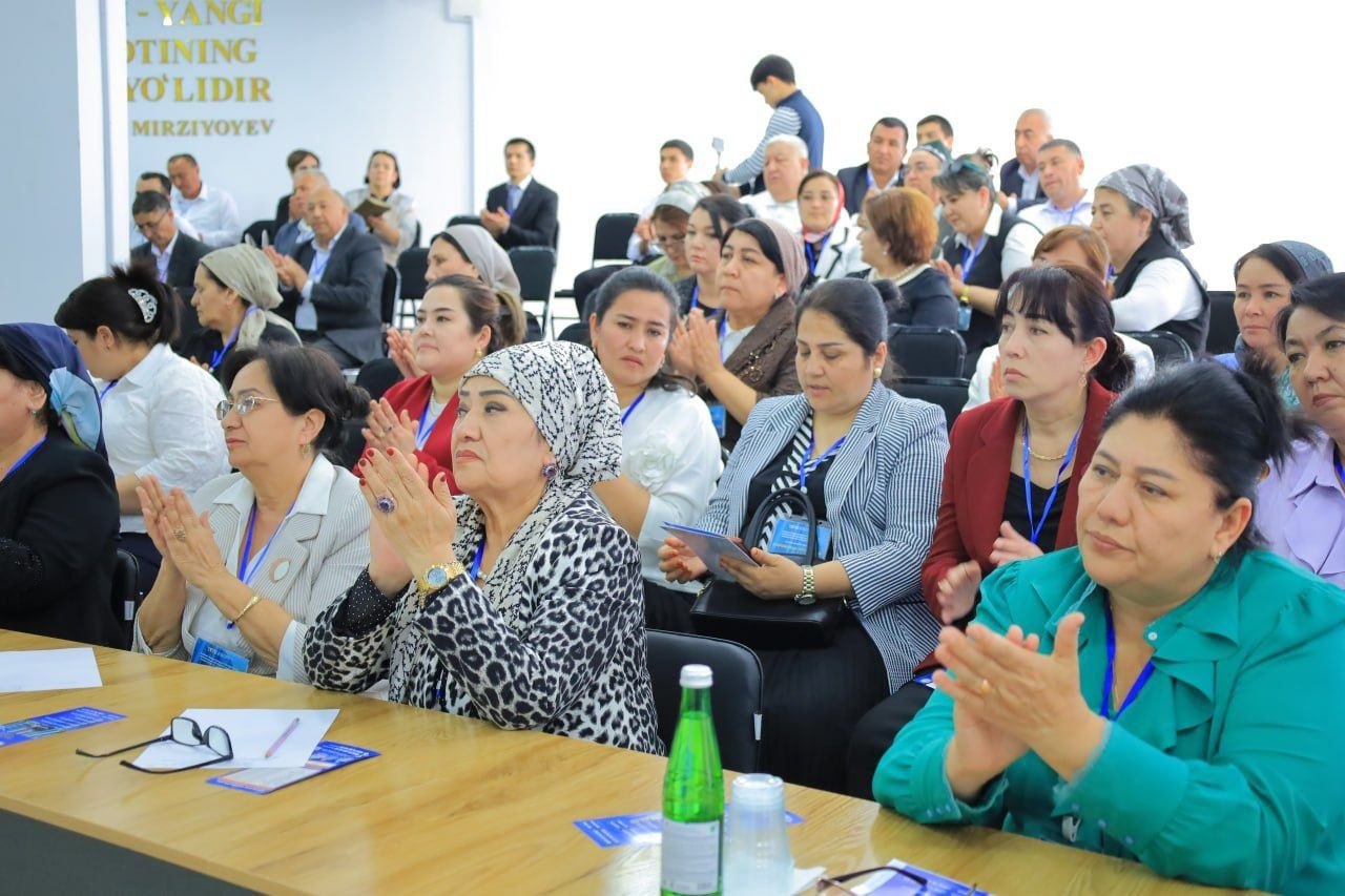 The experience of Namangan State University was shared at a republican conference. 6