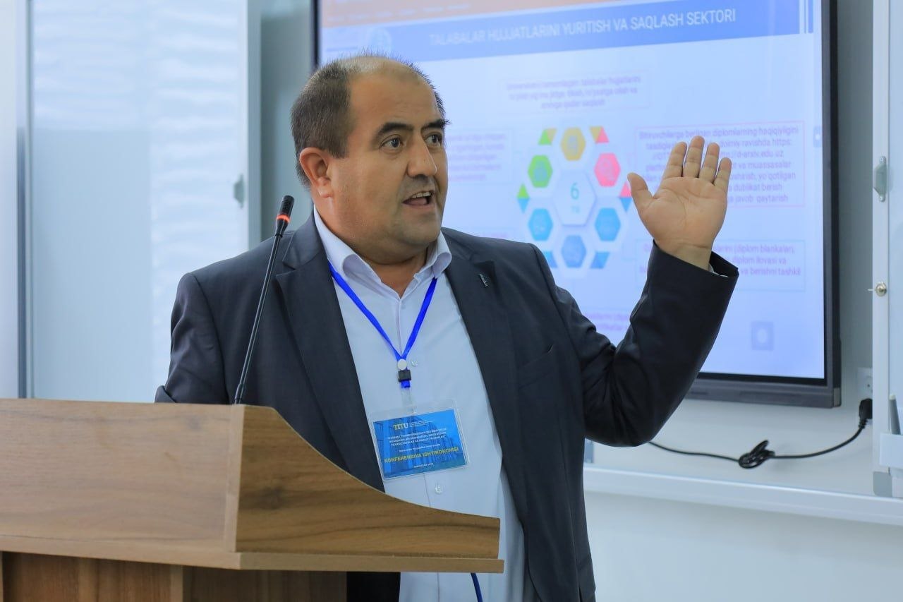 The experience of Namangan State University was shared at a republican conference. 9