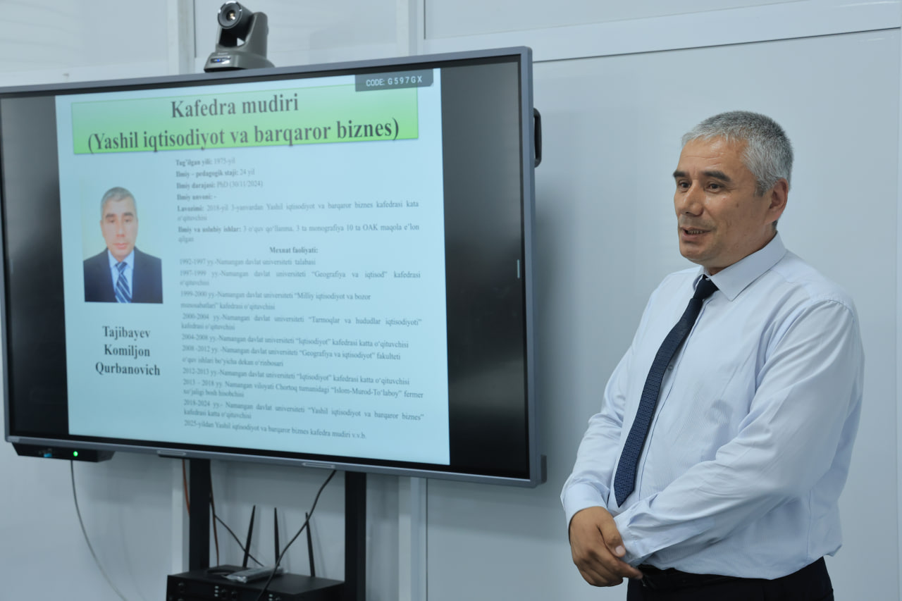 The 12th Council meeting for the 2025/2026 academic year was held at Namangan State University. 6