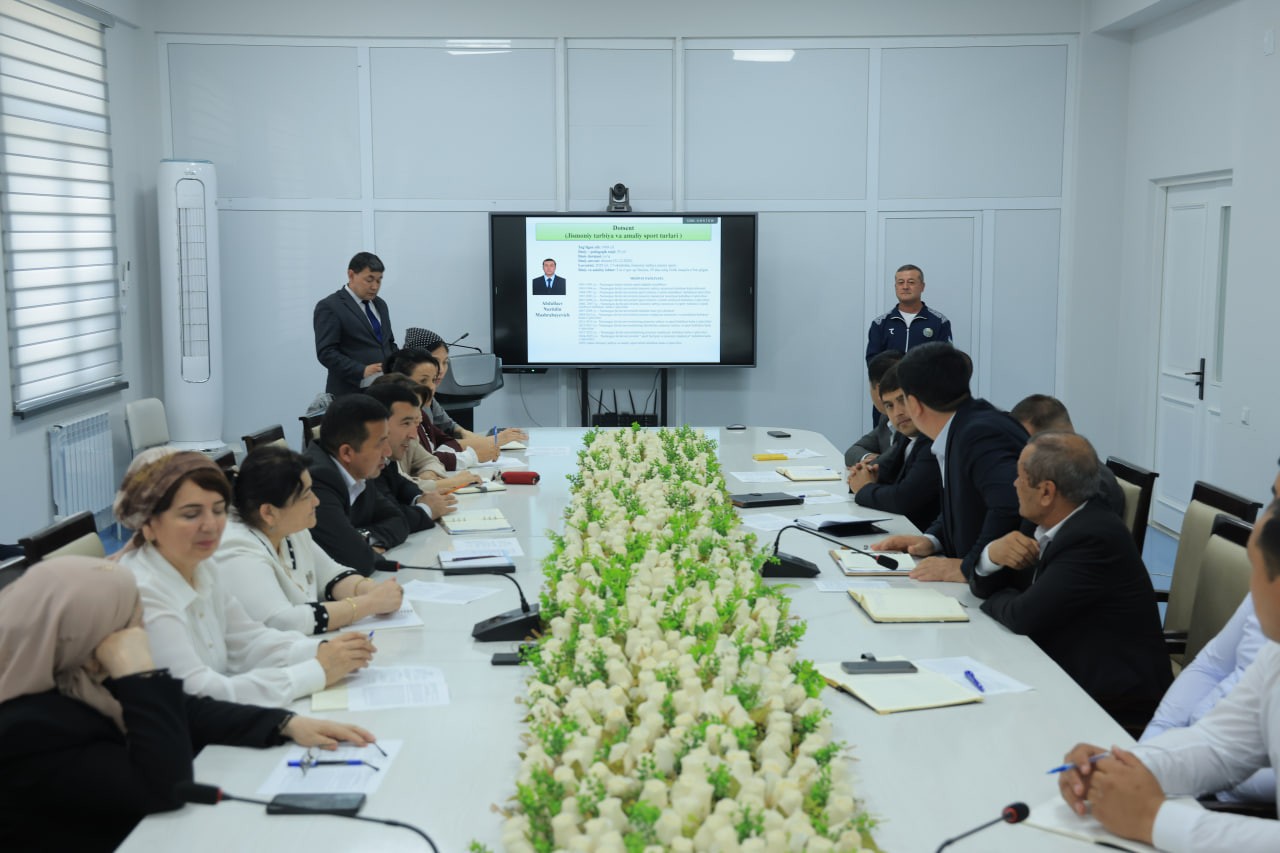 The 12th Council meeting for the 2025/2026 academic year was held at Namangan State University. 9