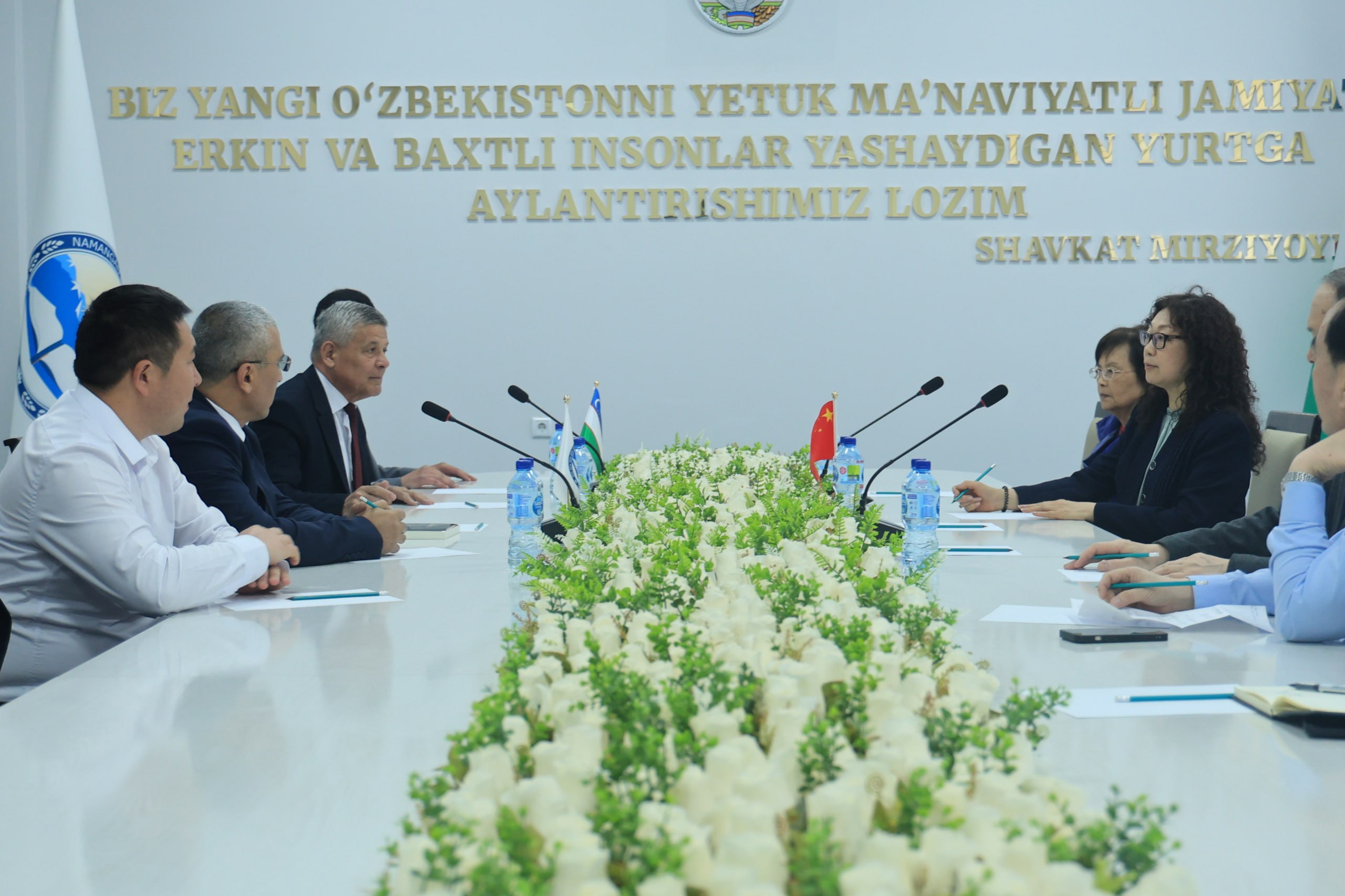 A delegation of Chinese scholars visited Namangan State University 2