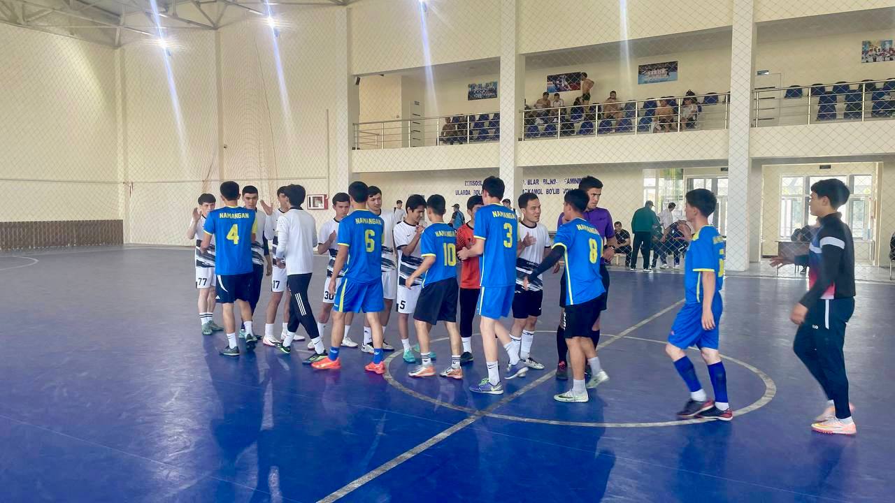 Talabalar ligasi: Mini futbol bo‘yicha viloyat bosqichi o‘tkazildi 3