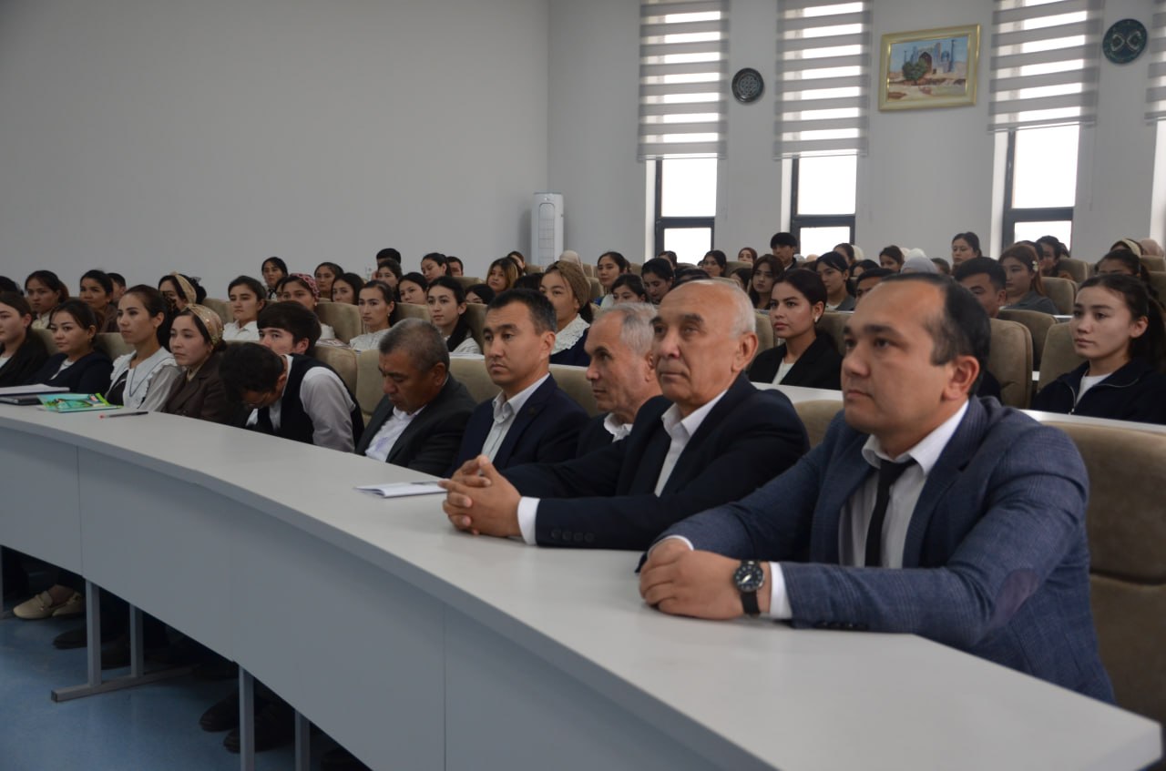 Tabiiy fanlar fakultetida «Akademik va yoshlar uchrashuvi»  o‘tkazildi. 1