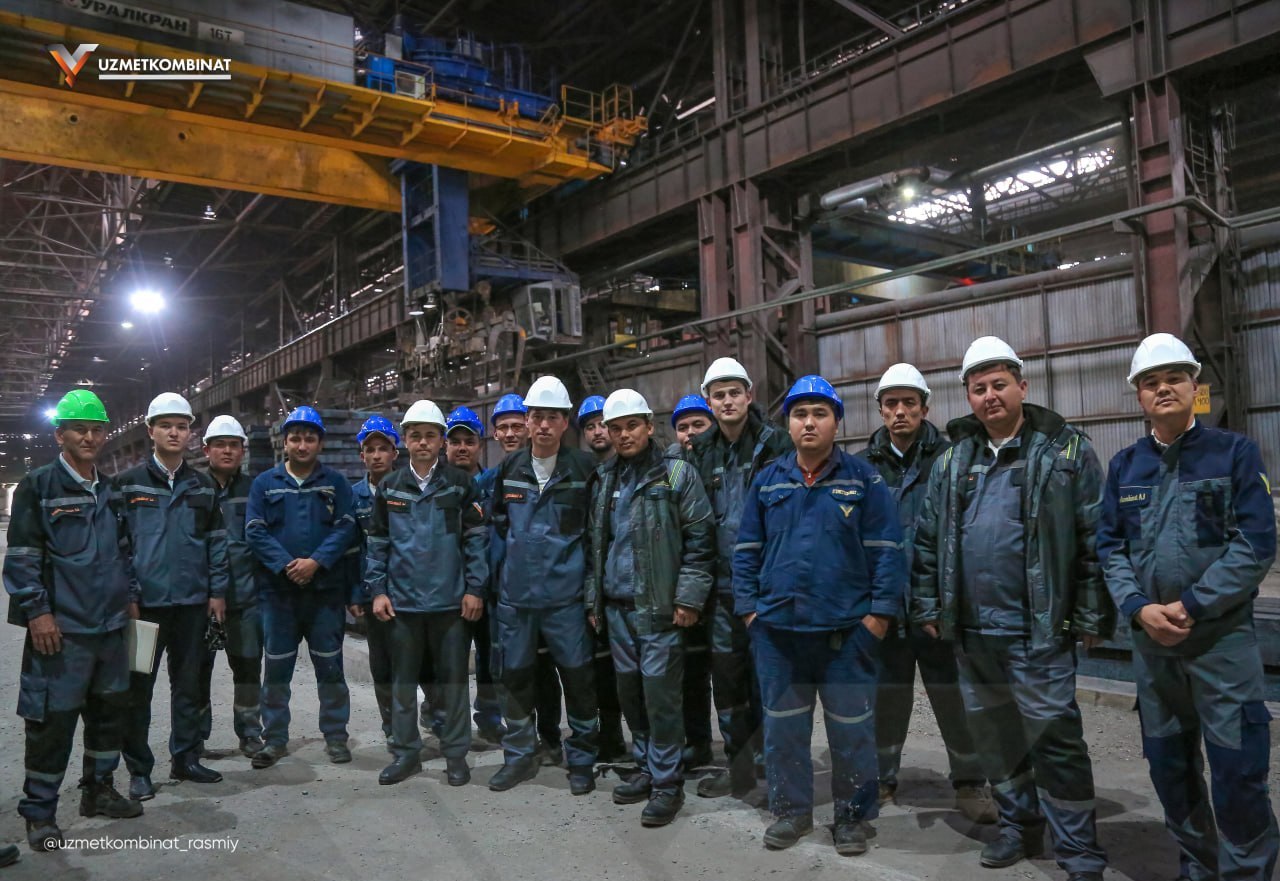 “O‘zmetkombinat” AJda talabalar uchun amaliy tanishuv tashkil etildi