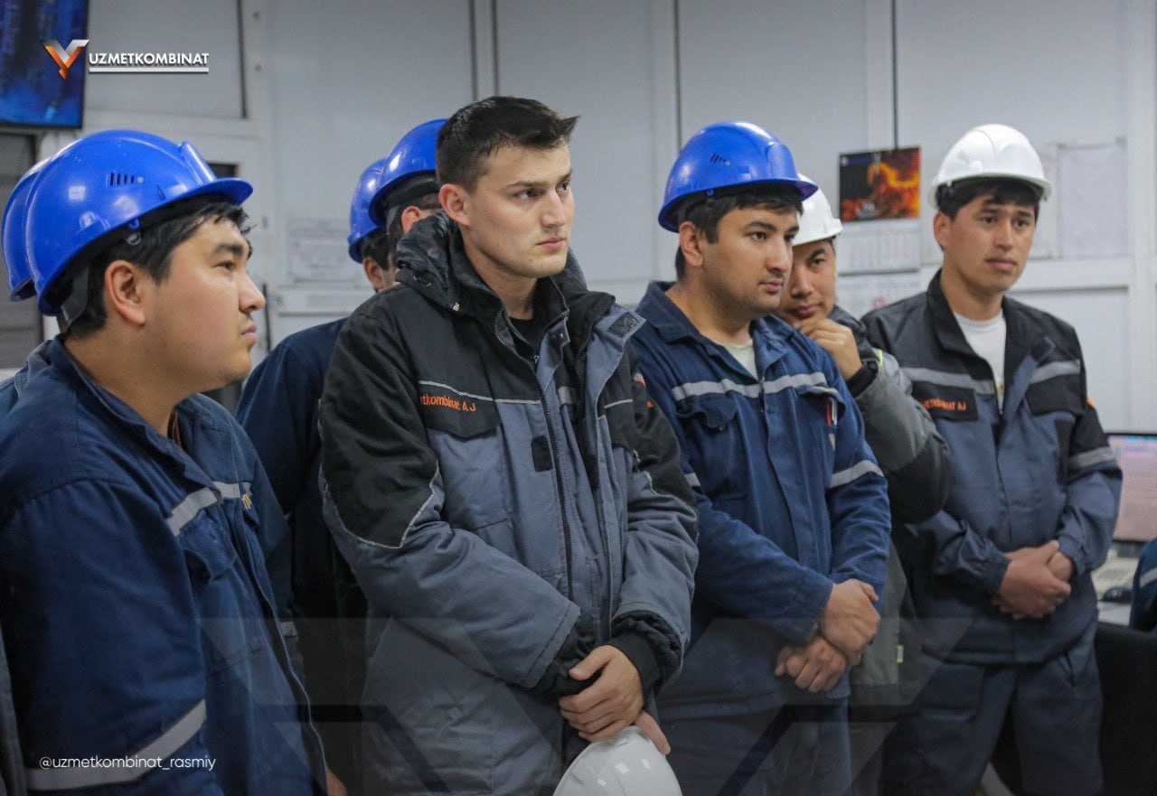 “O‘zmetkombinat” AJda talabalar uchun amaliy tanishuv tashkil etildi 1