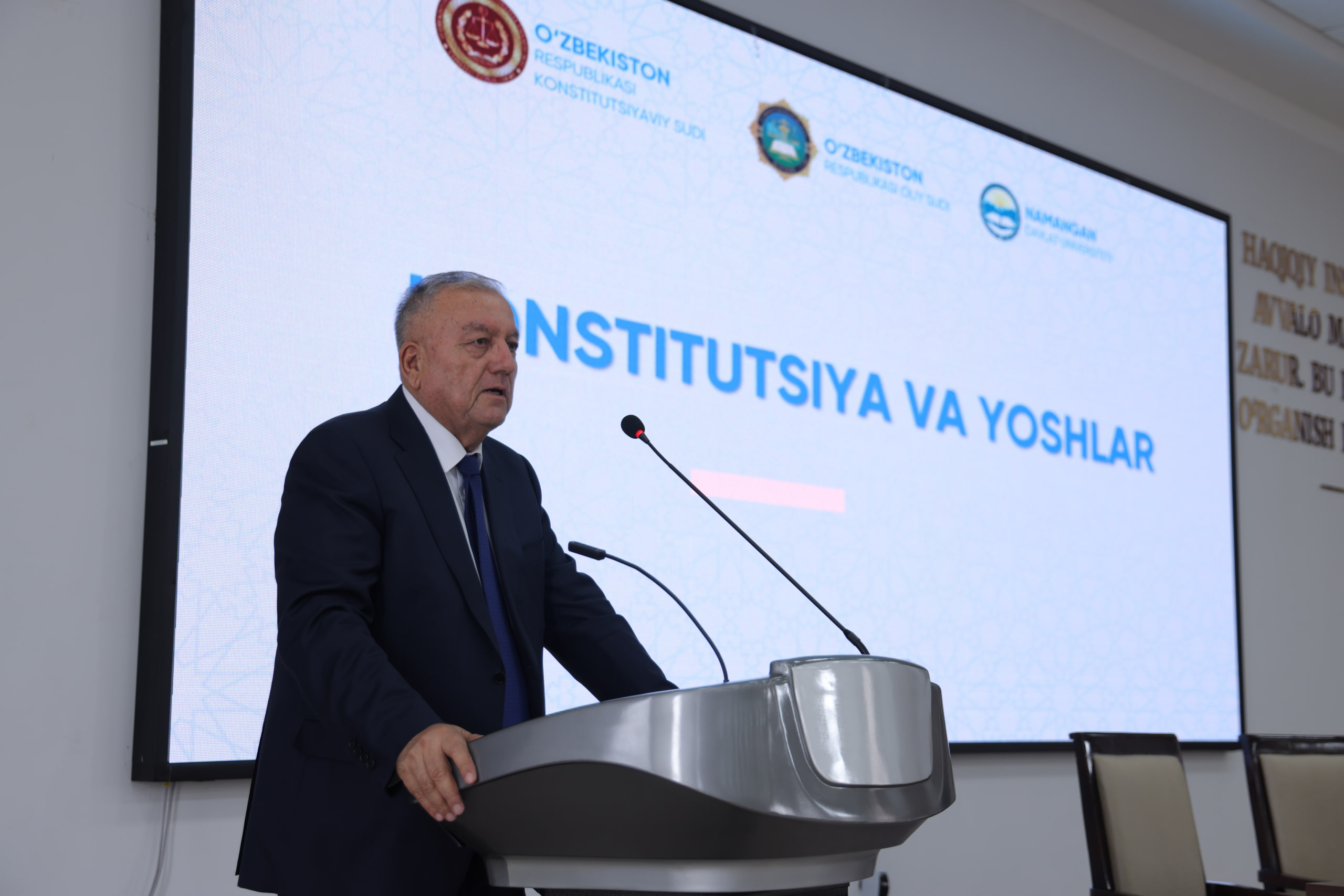 Namangan davlat universitetida “Konstitutsiya va yoshlar” mavzusida uchrashuv o‘tkazildi 5