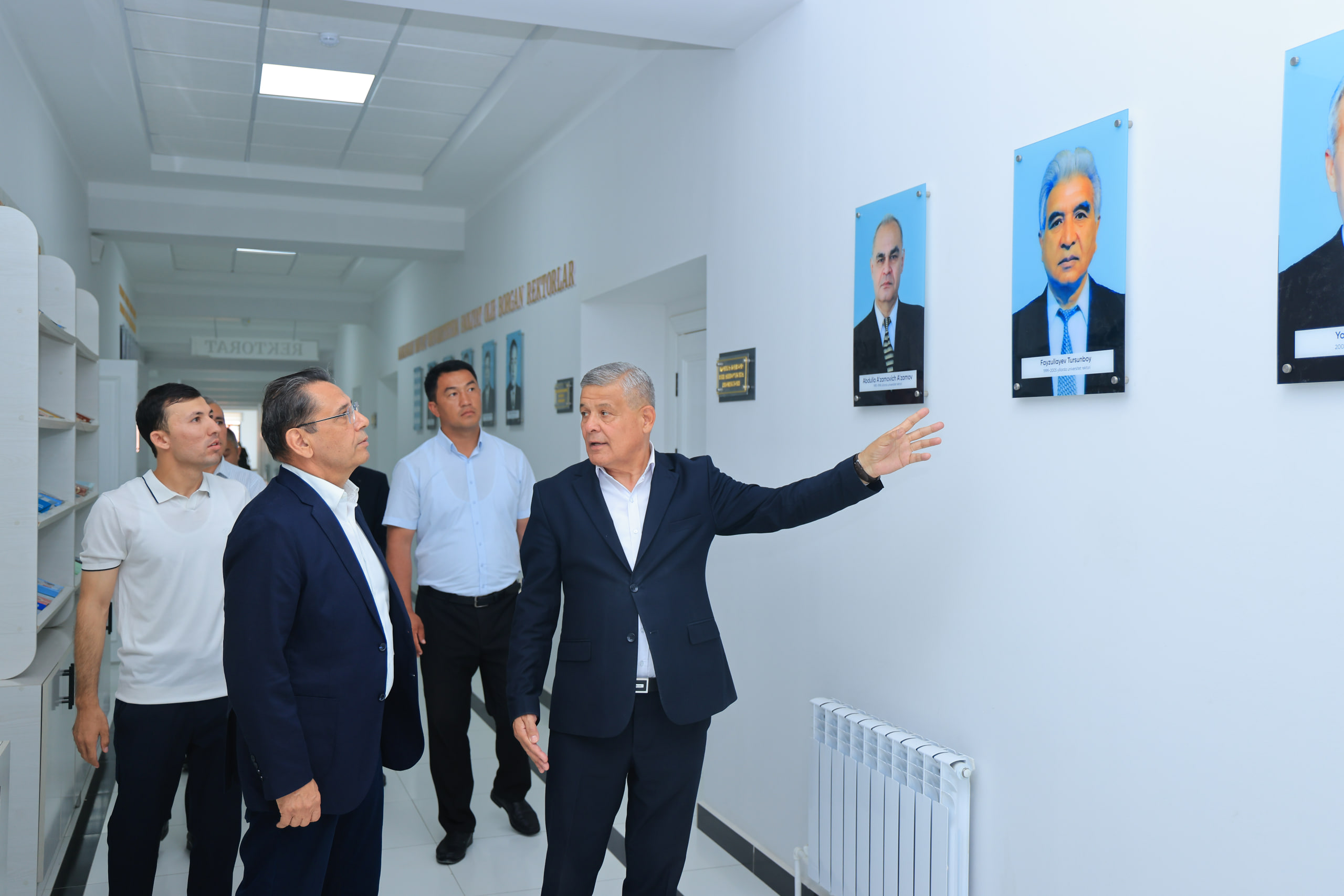 Vazir Namangan davlat universitetiga tashrif buyurdi 8