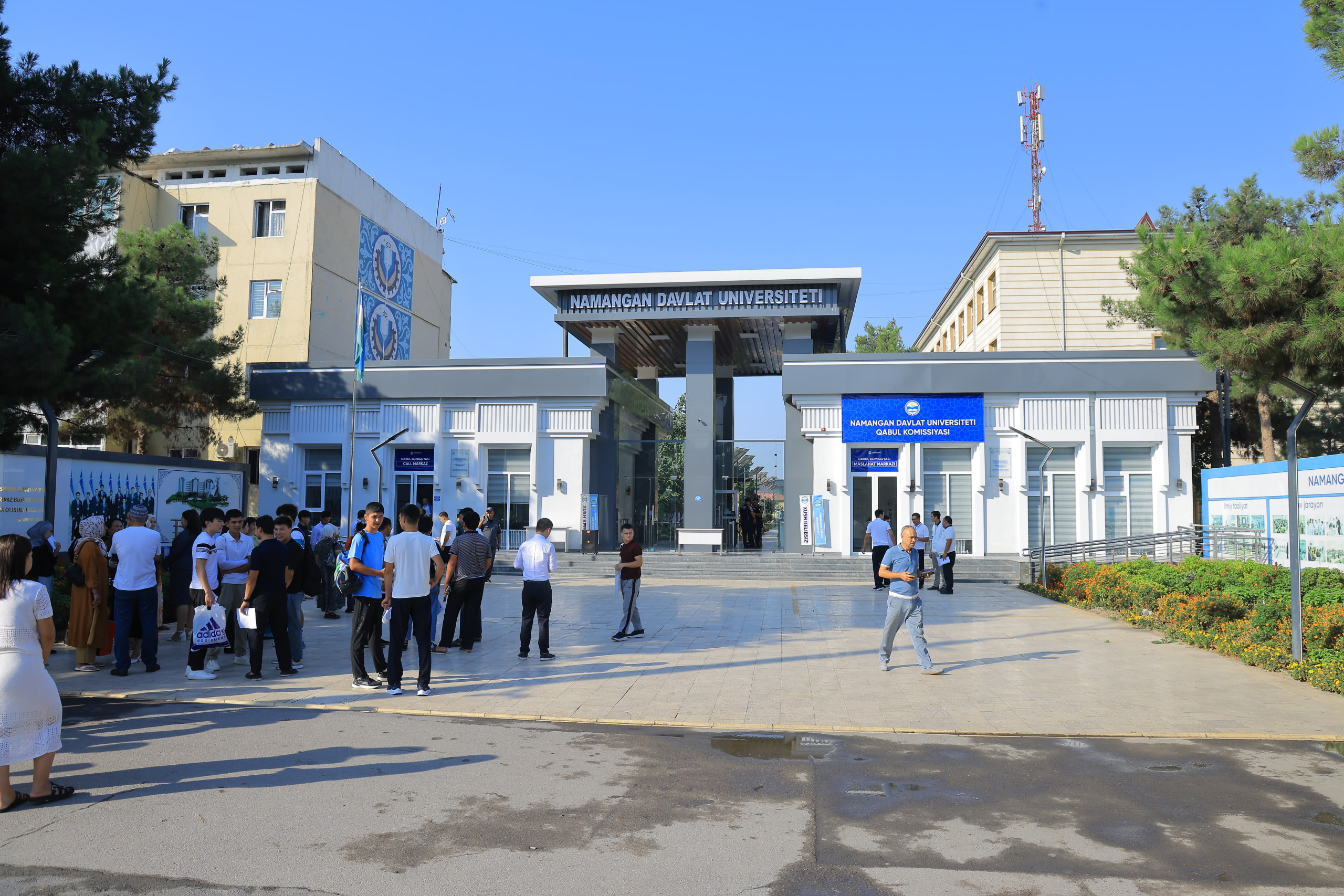Namangan davlat universitetida kasbiy (ijodiy) imtihonlarning birinchi kuni boshlandi