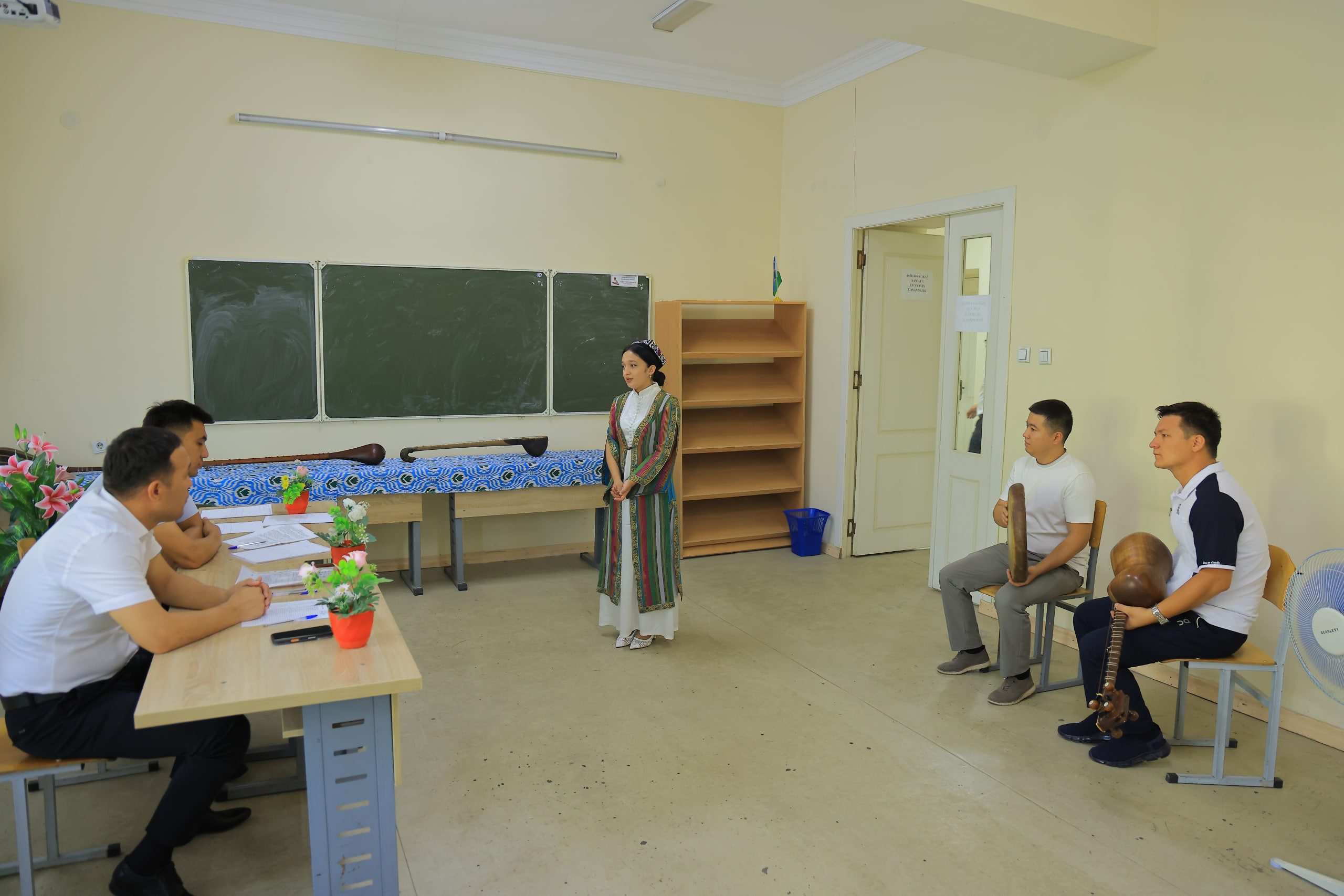 Namangan davlat universitetida kasbiy (ijodiy) imtihonlarning uchinchi kuni boshlandi 7