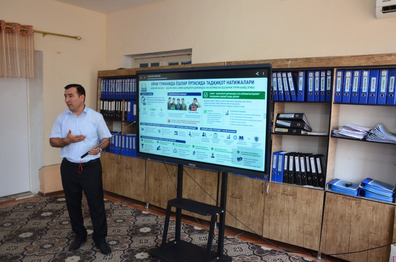 Pop tumanida yoshlar yetakchilari uchun seminar tashkil etildi 1