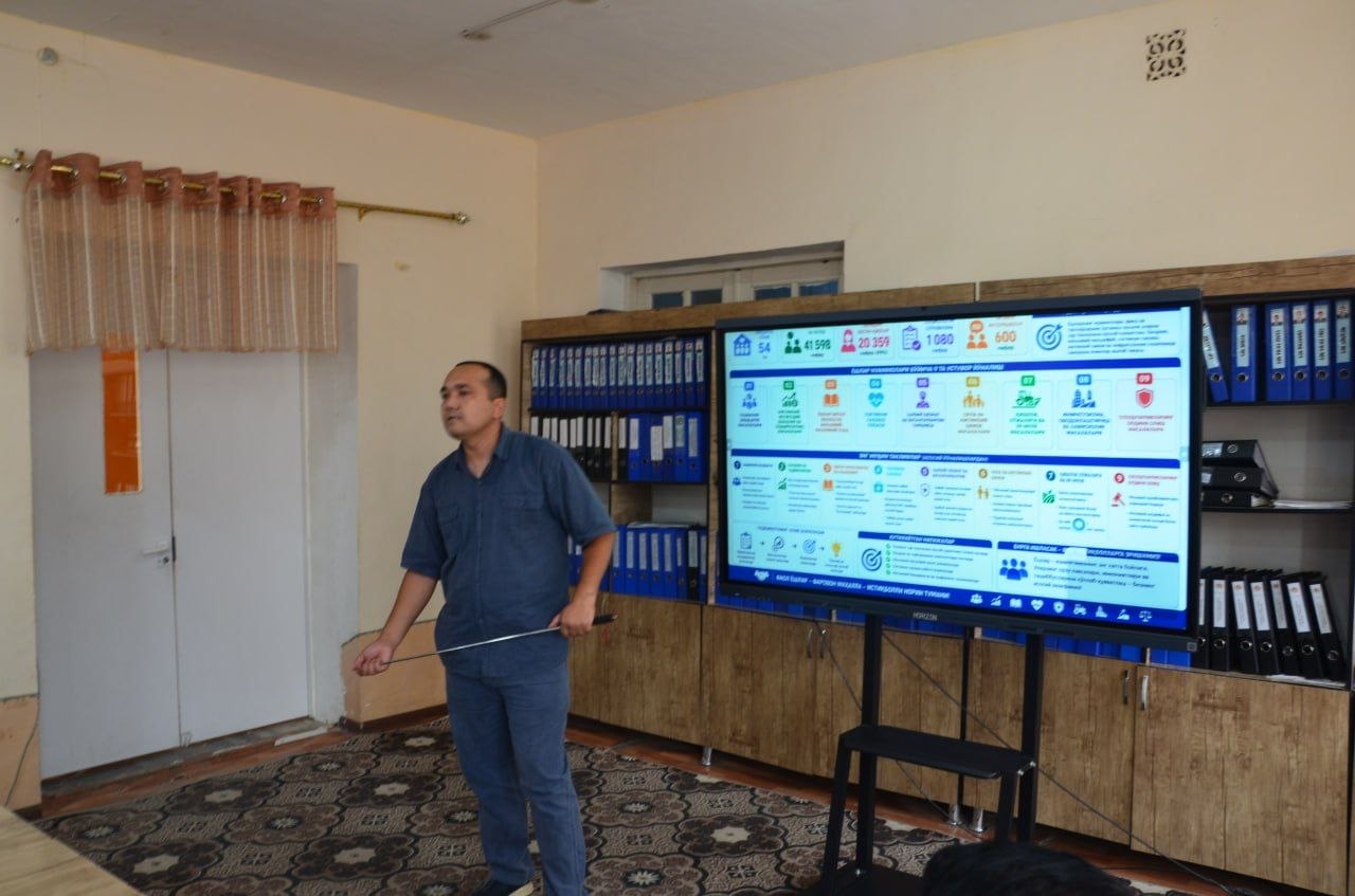 Pop tumanida yoshlar yetakchilari uchun seminar tashkil etildi 6