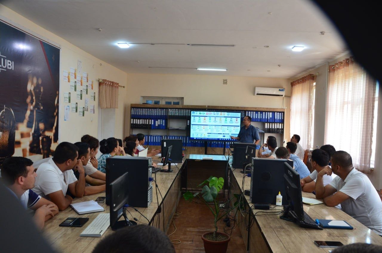 Pop tumanida yoshlar yetakchilari uchun seminar tashkil etildi 7