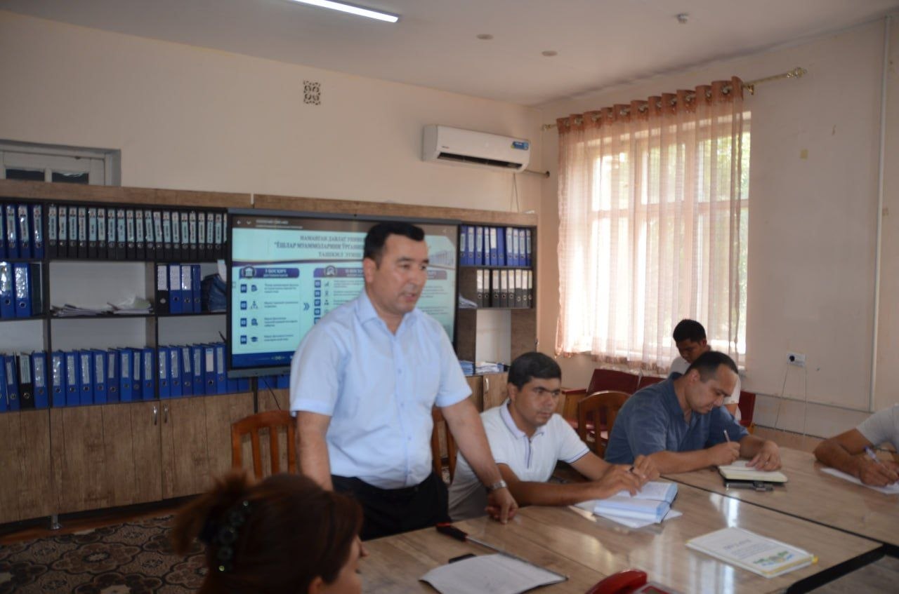 Pop tumanida yoshlar yetakchilari uchun seminar tashkil etildi 9