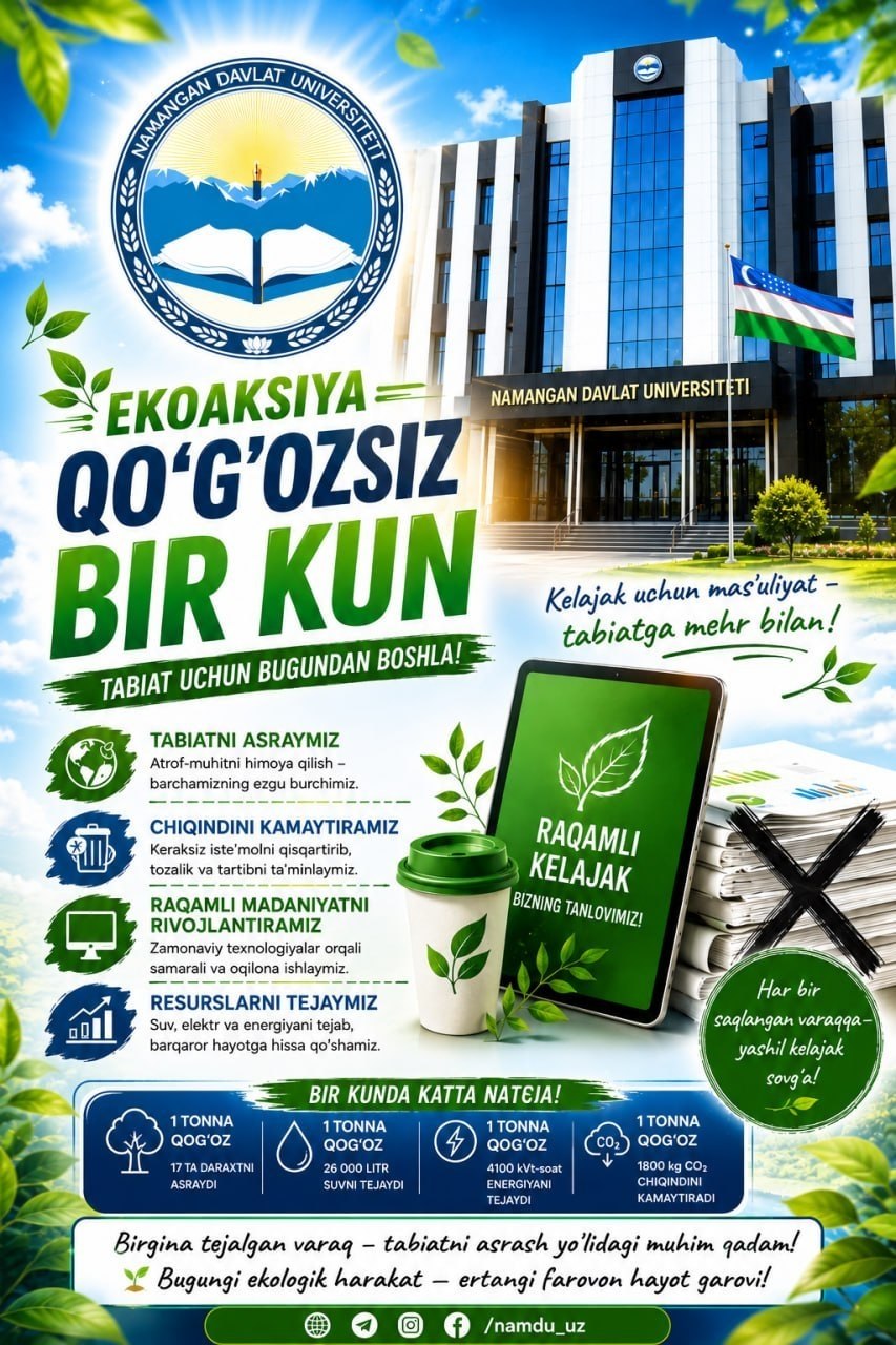 “QOG‘OZSIZ BIR KUN”