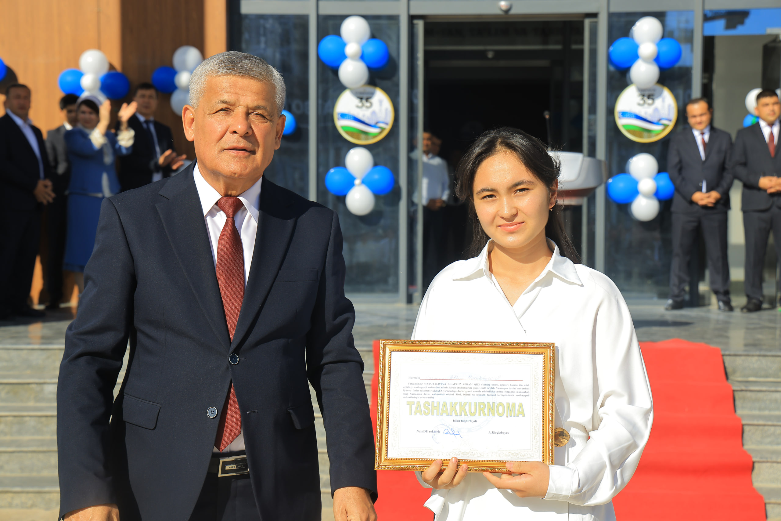 Namangan davlat universitetida yangi o‘quv yili boshlanishi munosabati bilan tantanali bayram tadbiri bo‘lib o‘tdi 10