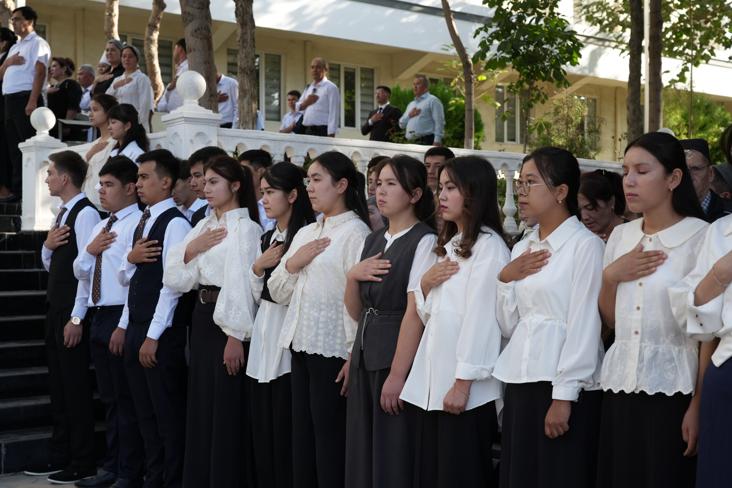 Namangan davlat universitetida yangi o‘quv yili boshlanishi munosabati bilan tantanali bayram tadbirlari bo‘lib o‘tmoqda 4