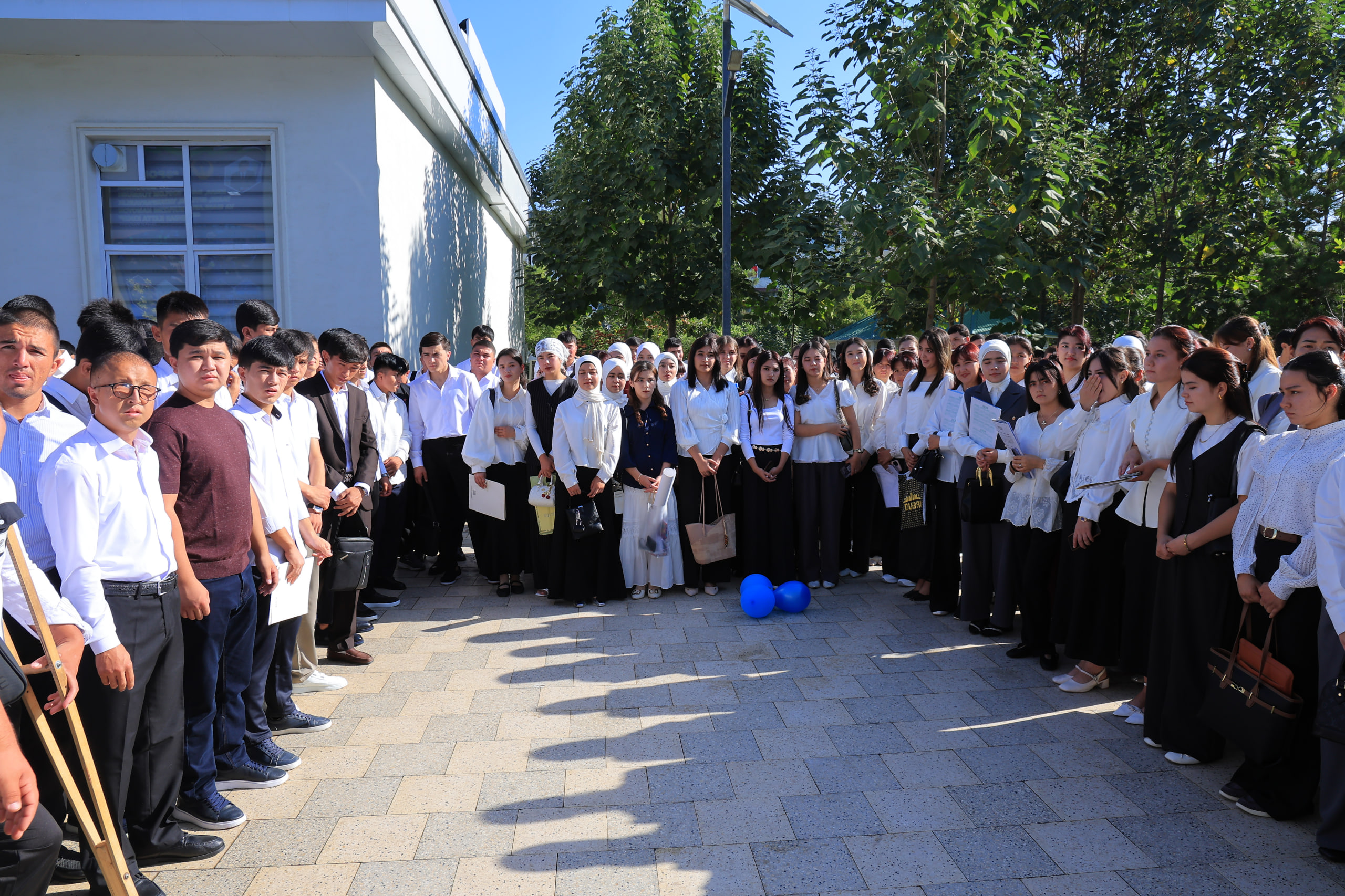 Namangan davlat universitetida yangi o‘quv yili boshlanishi munosabati bilan tantanali bayram tadbirlari bo‘lib o‘tmoqda 2