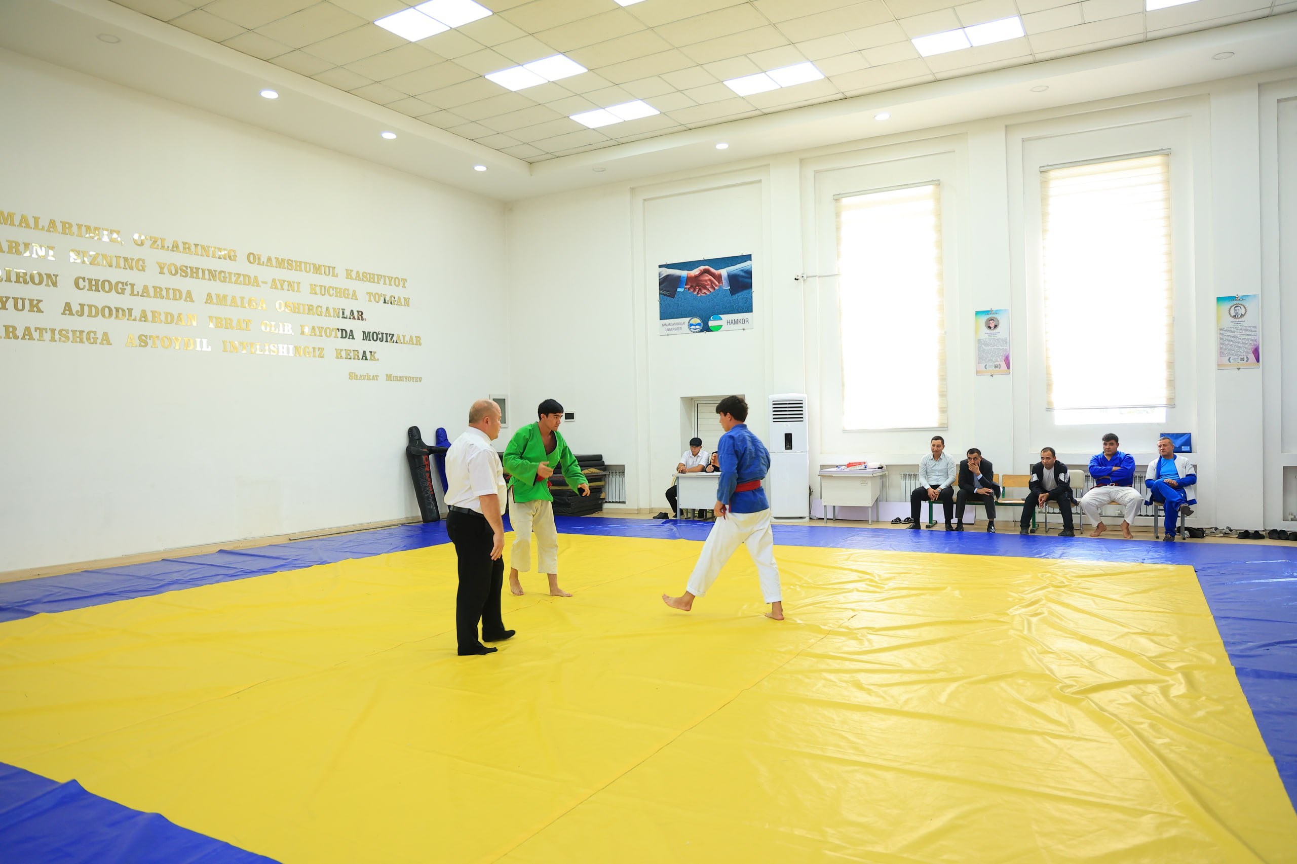 Namangan davlat universitetida kurash bo‘yicha Respublika turnirining universitet bosqichi o‘tkazildi 5