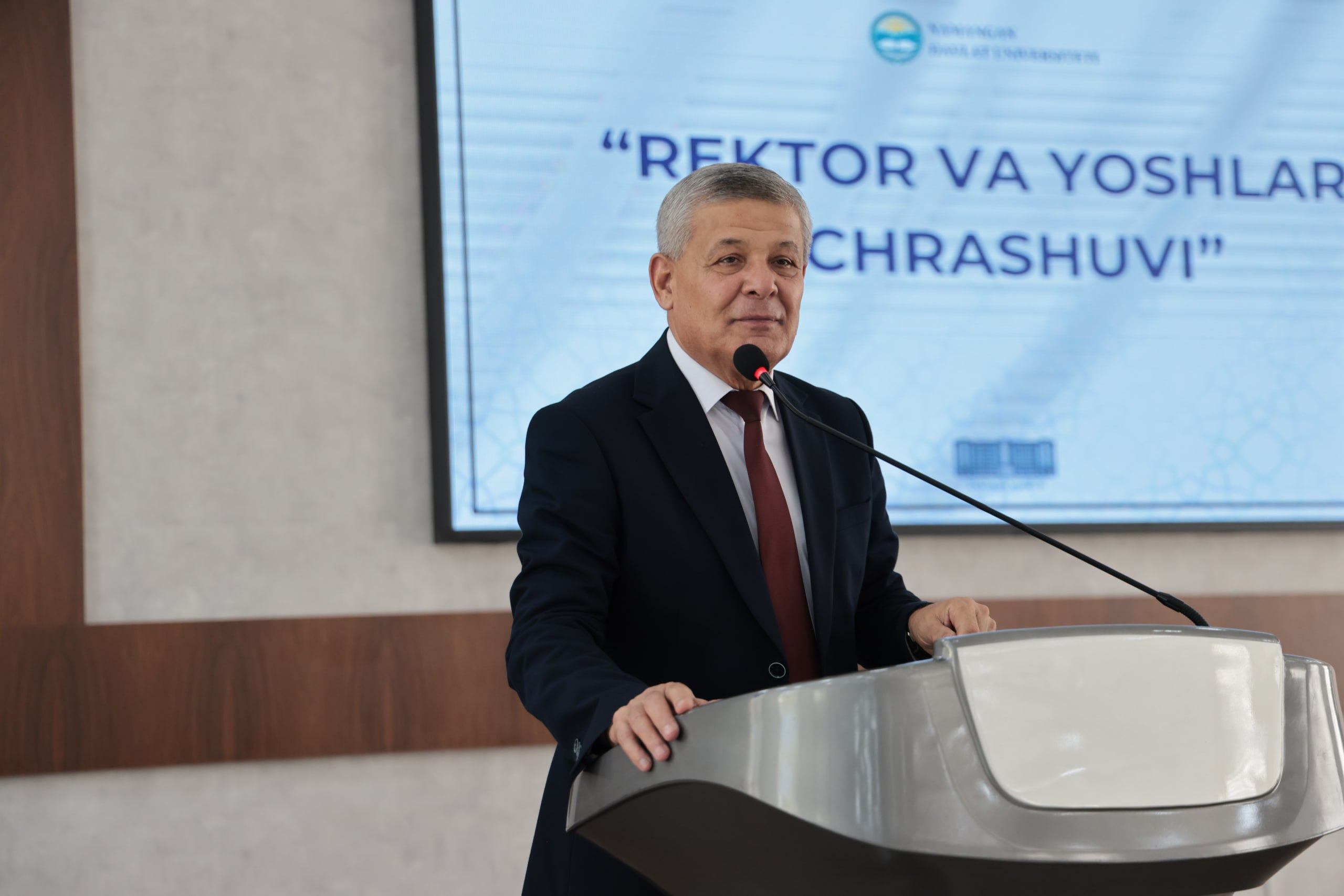 “Rektor va yoshlar uchrashuvi”: universitet rektori Abdug‘affor Qirg‘izboyev San’at va sport fakulteti talabalari bilan uchrashuv o‘tkazdi.