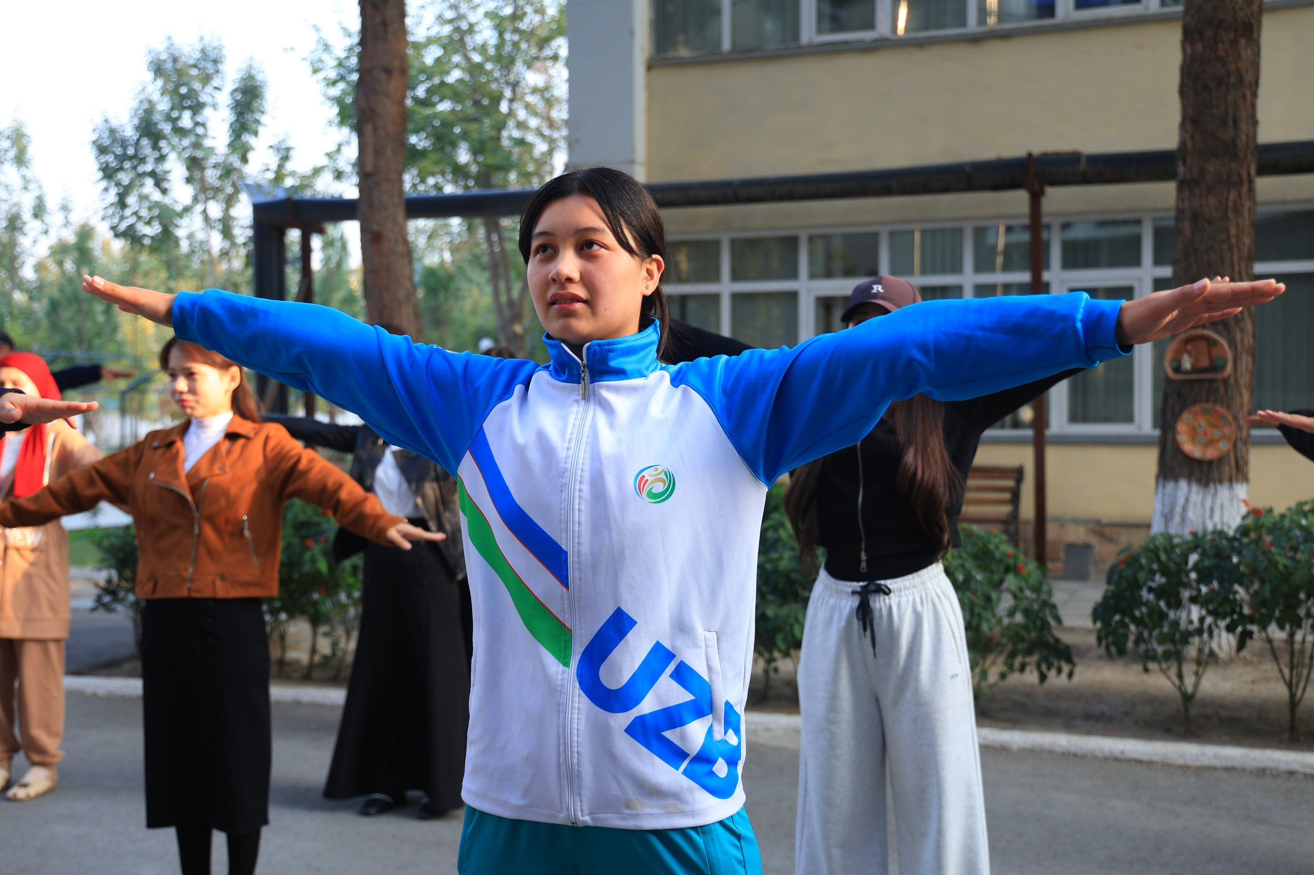 Talabalar turar joyida tonggi badantarbiya maşğulotlari ötkazildi 4