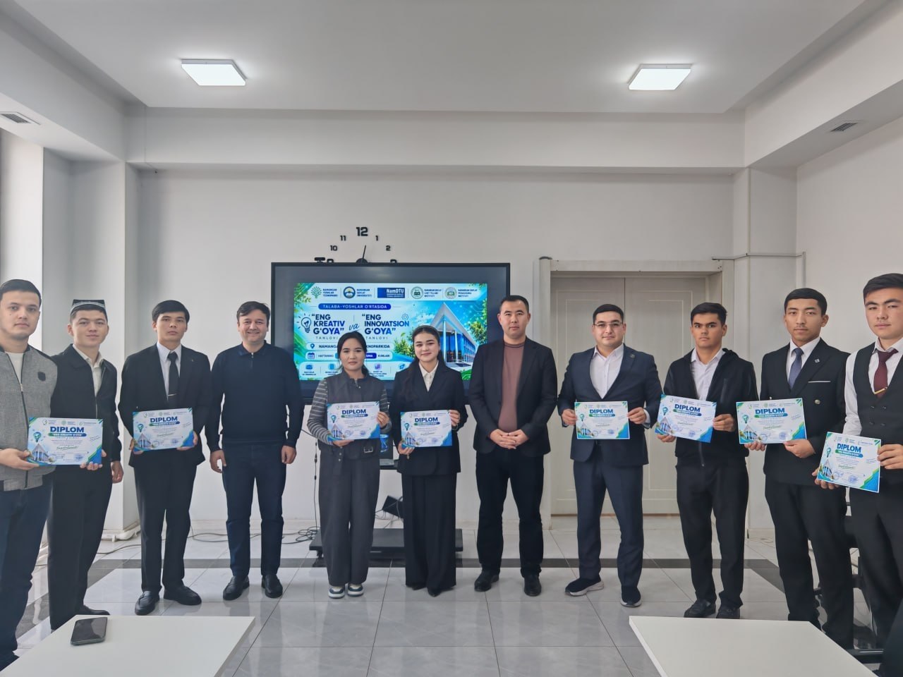 InnoWeek–2026: «Eng kreativ ğoya» tanlovi ğoliblari taqdirland